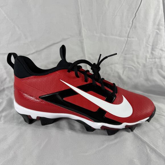 Nike Alpha Huarache 4 Keystone Baseball Shoes Mens 11.5 Fastflex New Red Black - Picture 2 of 9